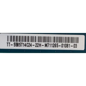 T-CON PARA TV SONY / NUMERO DE PARTE 55.85T14.C24 / 85T14 C07 CTRL / 22H-M711265-01081-03 / PANEL YDCM085CCU11 / DISPLAY T850QVN03.J / MODELO KD-85X85K / KD85X85K / KD-85X80K